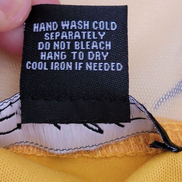 Candalite Maxi Dress Womens S Mustard Yellow Gold Floral Sheer Sleeveless Fairy - Picture 10 of 13